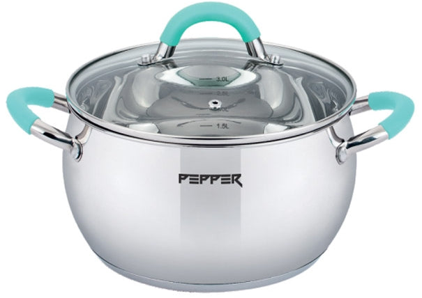 Pepper Apple Mint PR-1108-18 Pot, 18 x 10.5 cm, 3 L