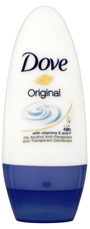 Dove Original Women's Roll-On Antiperspirant, 50 mL