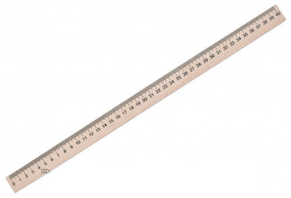 Wooden Ruler, 40 cm