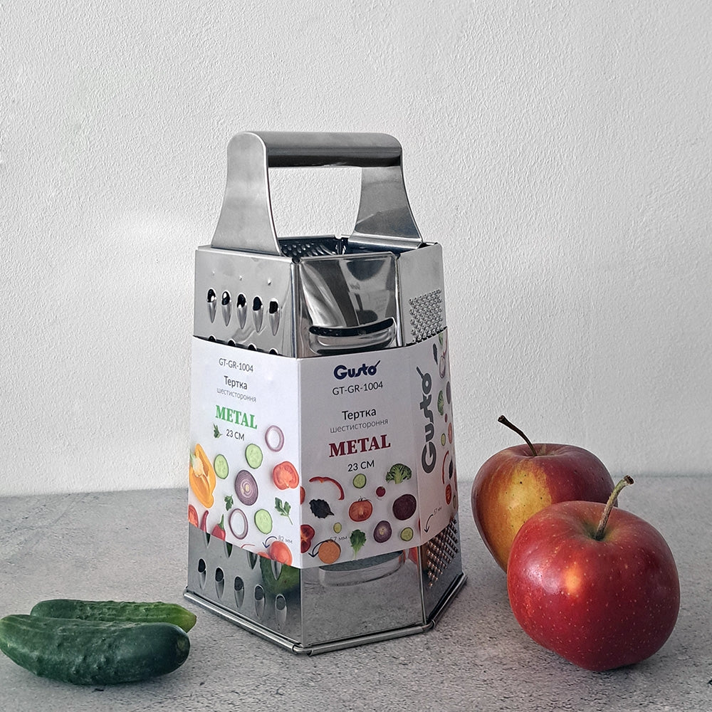 Gusto GT-GR-1004 Six-Sided Kitchen Grater - Image 2