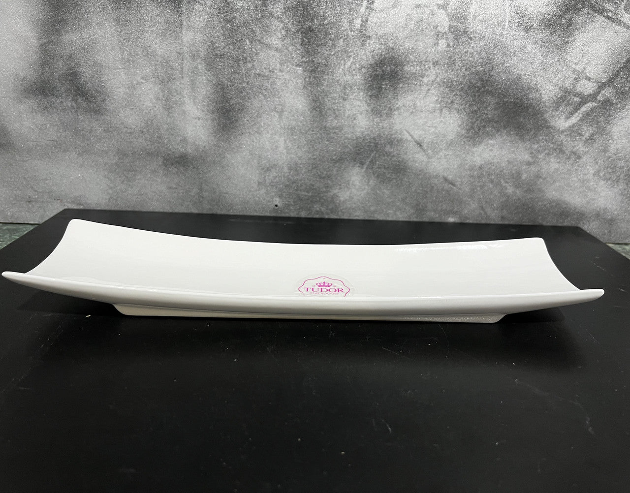 Tudor England Royal White TU1078-1 Rectangular Serving Dish, 33 x 9 cm - Image 3