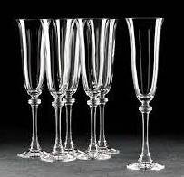 Bohemia Asio Champagne Glass Set, 6 x 190 mL - Image 3