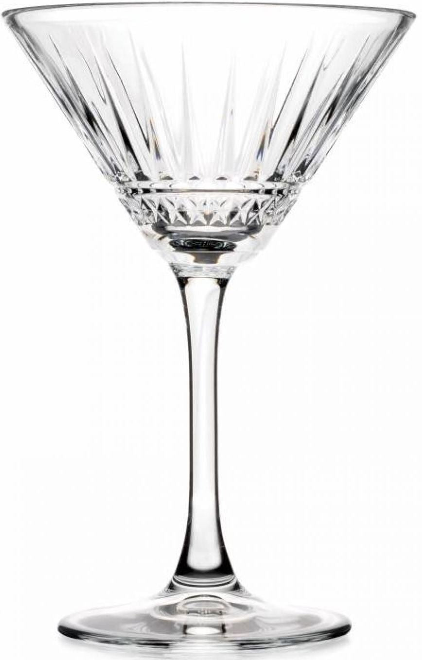 Pasabahce Elysia 440328 Martini Glass Set, 4 x 220 mL