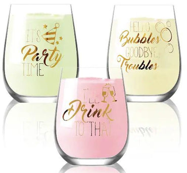 LAV Gaia Celebration Glass Set, 3 x 475 mL - Image 2
