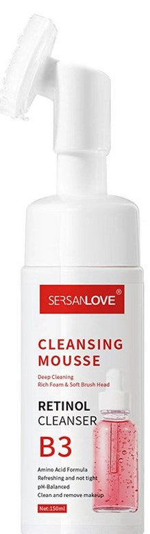 Sersanlove Vitamin B3 Facial Cleansing Mousse with Brush, 150 mL - Image 2