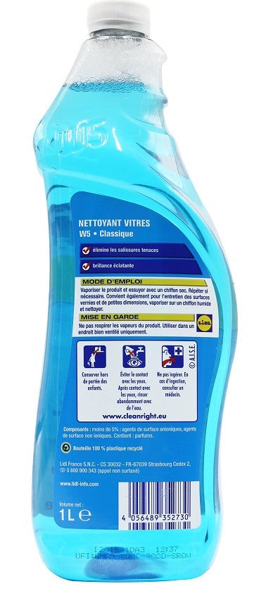 W5 Classic Glass & Mirror Cleaner Refill, 1 L - Image 2