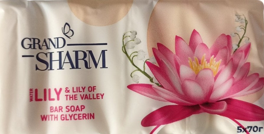 Sharm Grand Lily of the Valley & Water Lily Bar Soap, 5 x 70 g - Image 2