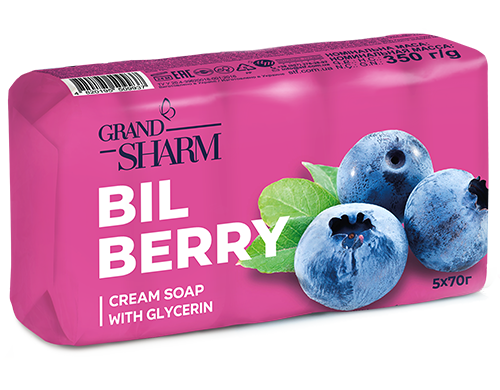 Sharm Grand Blueberry 5x Bar Soap, 70 g