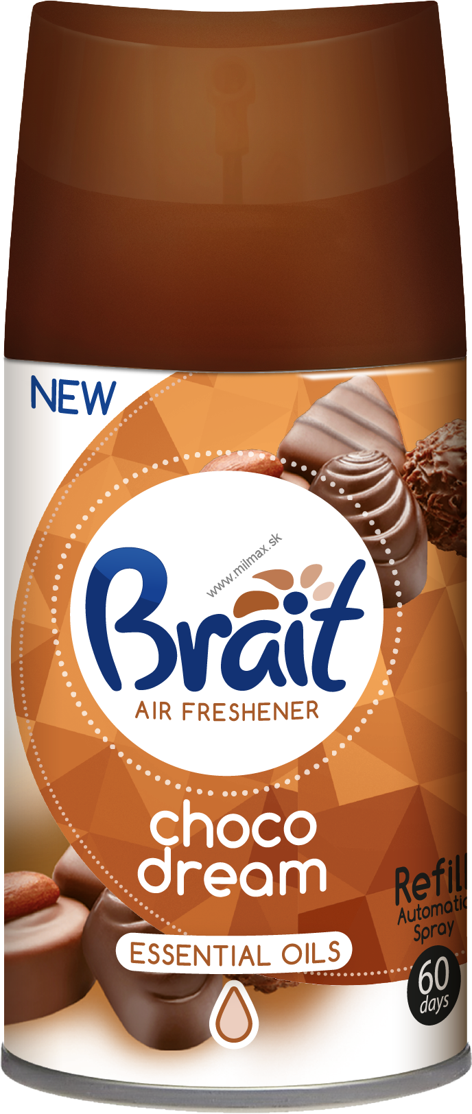 Brait Choco Dream Automatic Air Freshener Refill, 250 mL