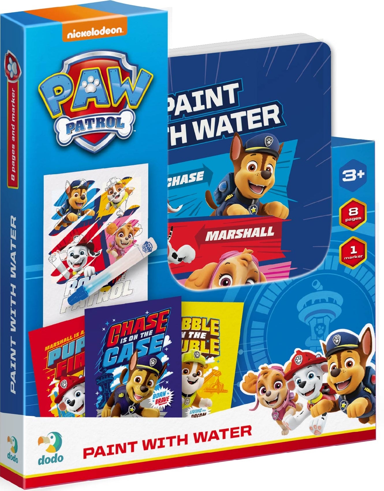 Dodo 200444 Paw Patrol Water-Reveal Coloring Book