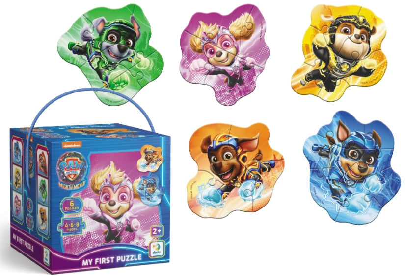 Dodo 200536 Paw Patrol Adventure Bay Heroes Puzzle Set, 4/6/8 Pieces
