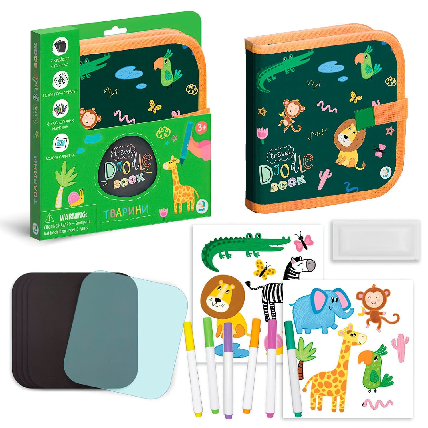 Dodo 301047 Animals Travel Drawing Set