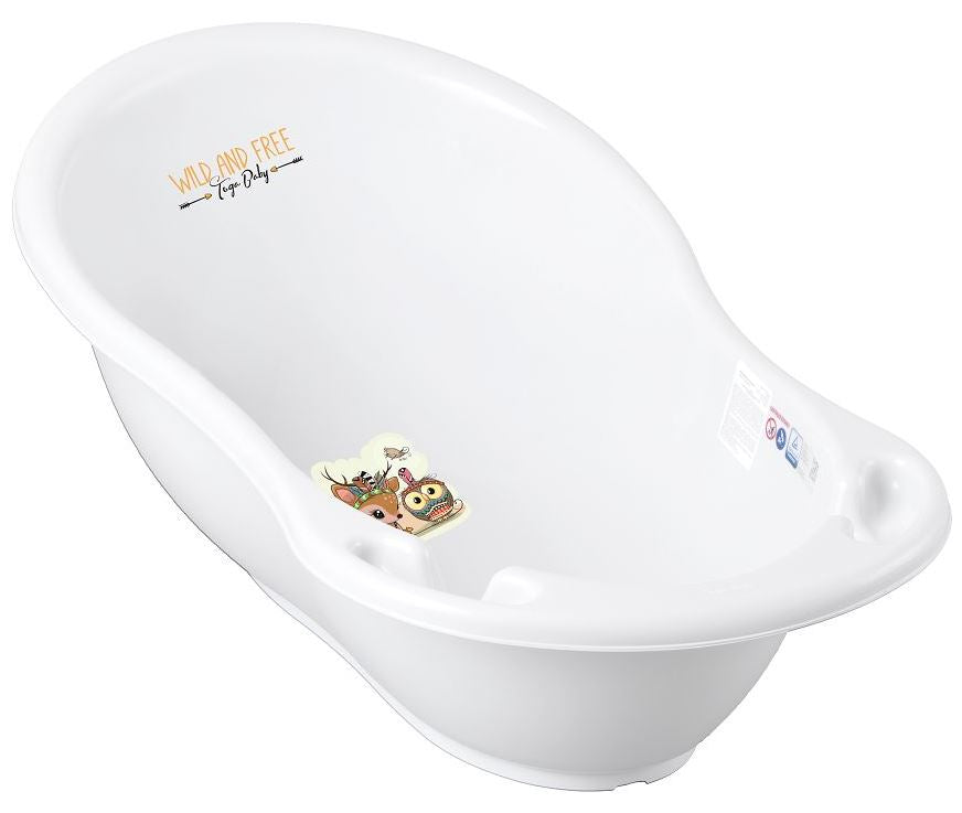 Tega Baby Deer Baby Bathtub with Drain, 86 cm
