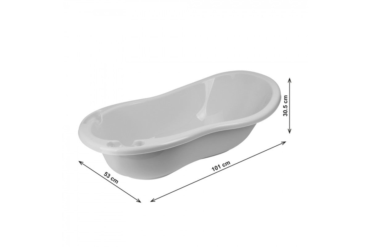 TechnoK 1126 White Baby Bathtub, 101 cm - Image 3