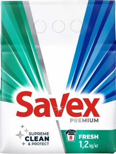 Savex Automat Premium Fresh Laundry Detergent Powder, 1.2 kg