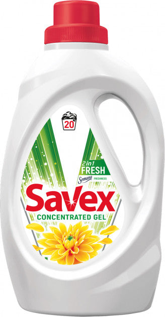 Savex 2-in-1 Fresh Liquid Laundry Detergent, 1.1 L