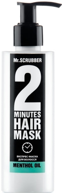 Mr. Scrubber 2 Minutes Menthol Oil Express Hair Mask, 200 mL