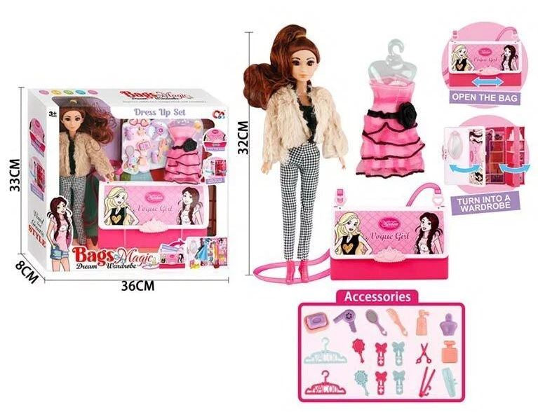 JJ8709 Doll with Furniture