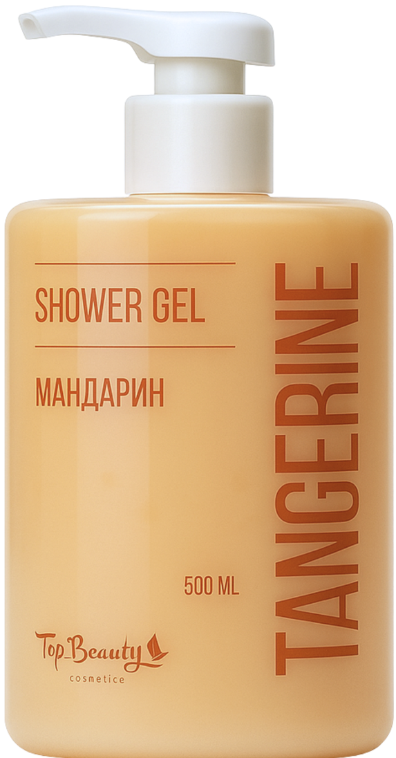 Top Beauty Mandarin Shower Gel, 500 mL