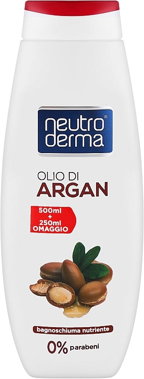 Neutro Derma Argan Oil Nourishing Shower Gel Foam, 750 mL