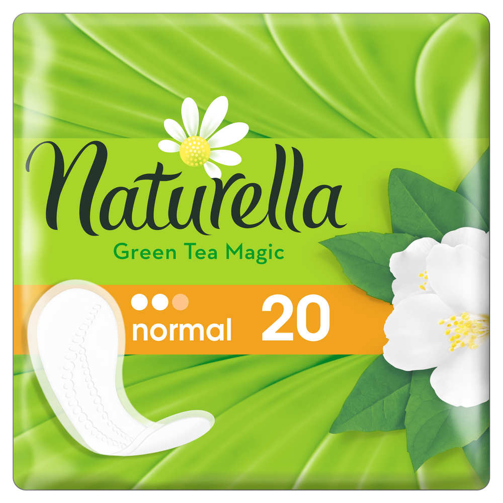 Naturella Green Tea Magic Normal Panty Liners, 20 pcs