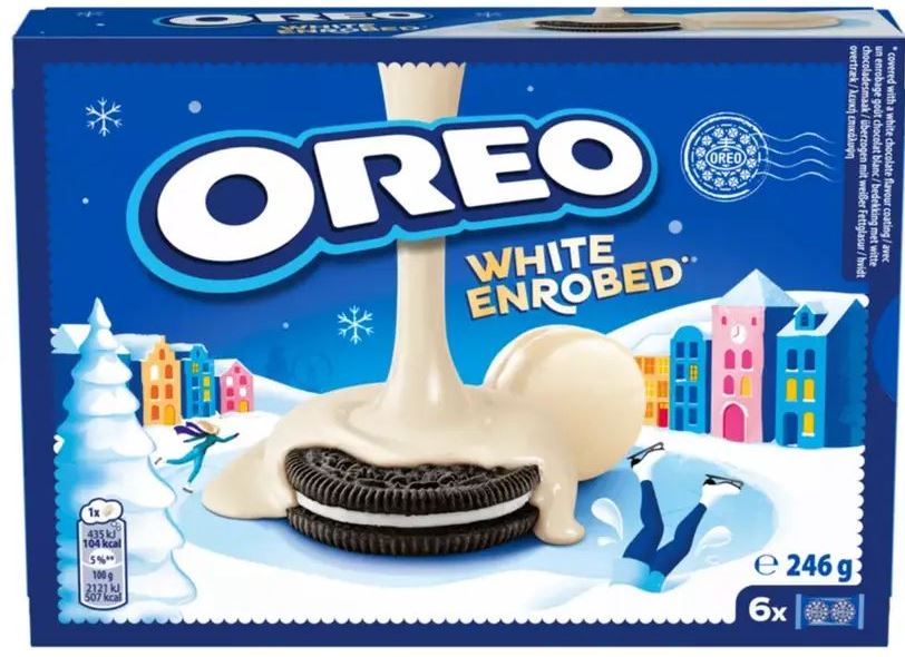 Oreo Enrobed White Chocolate Cookies, 246 g