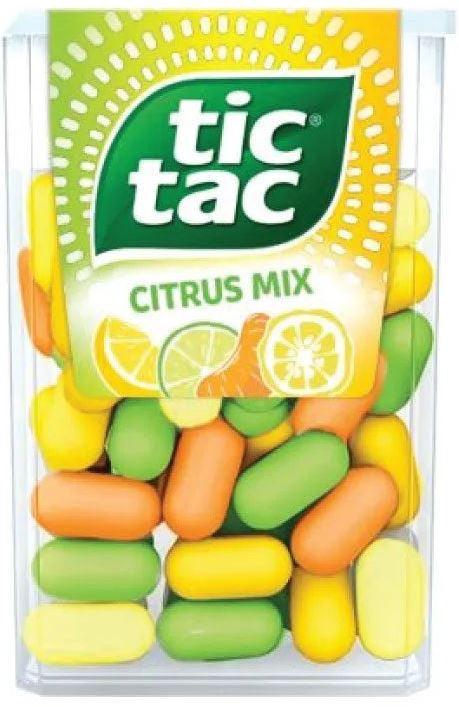 Tic Tac Citrus Mix Dragees, 54 g