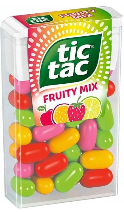 Tic Tac Fruity Mix Dragees, 54 g