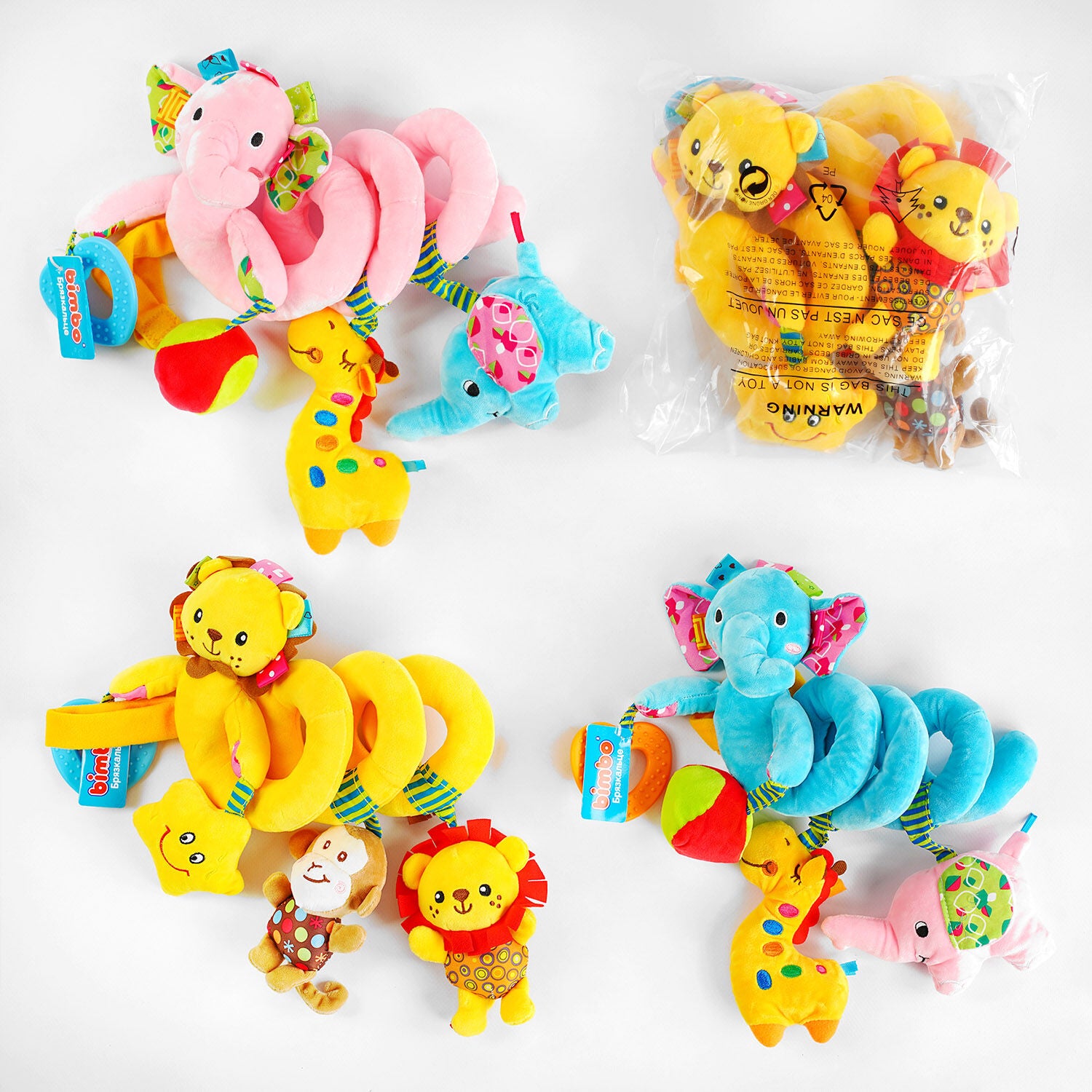 Bimbo C51213 Soft Rattle with Hanging Toys