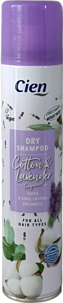 Cien Cotton & Lavender Dry Shampoo, 200 mL