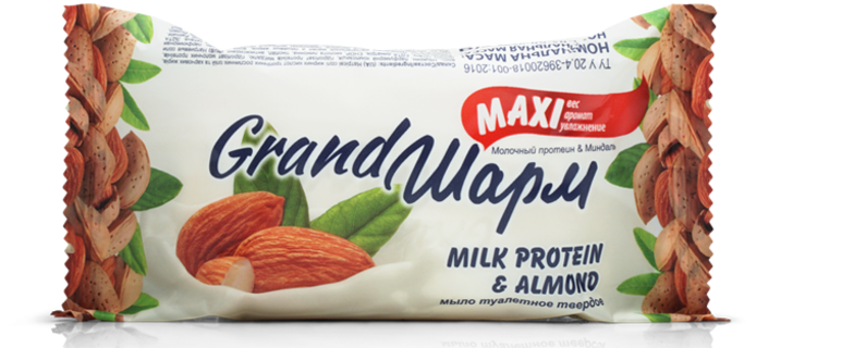 Sharm Grand Maxi Milk Protein & Almond Bar Soap, 140 g