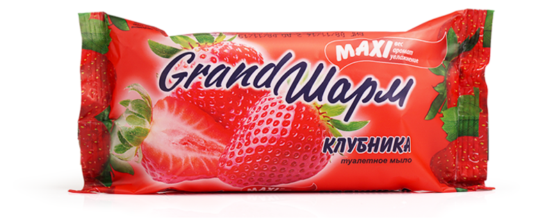 Sharm Maxi Strawberry Bar Soap, 140 g