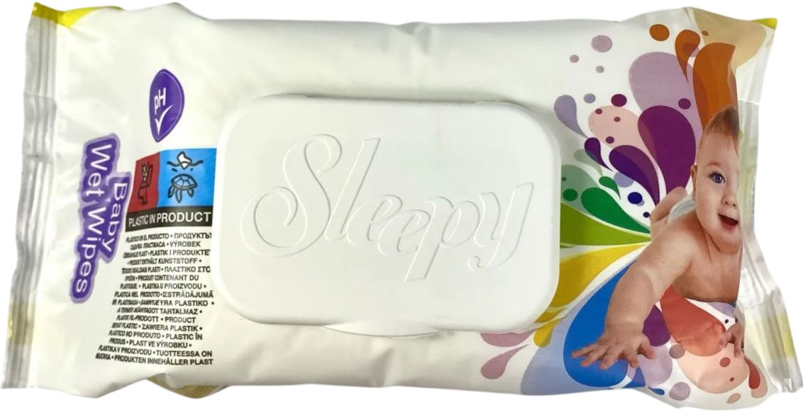 Sleepy Baby Wet Wipes Advantage with Lid 120 pcs