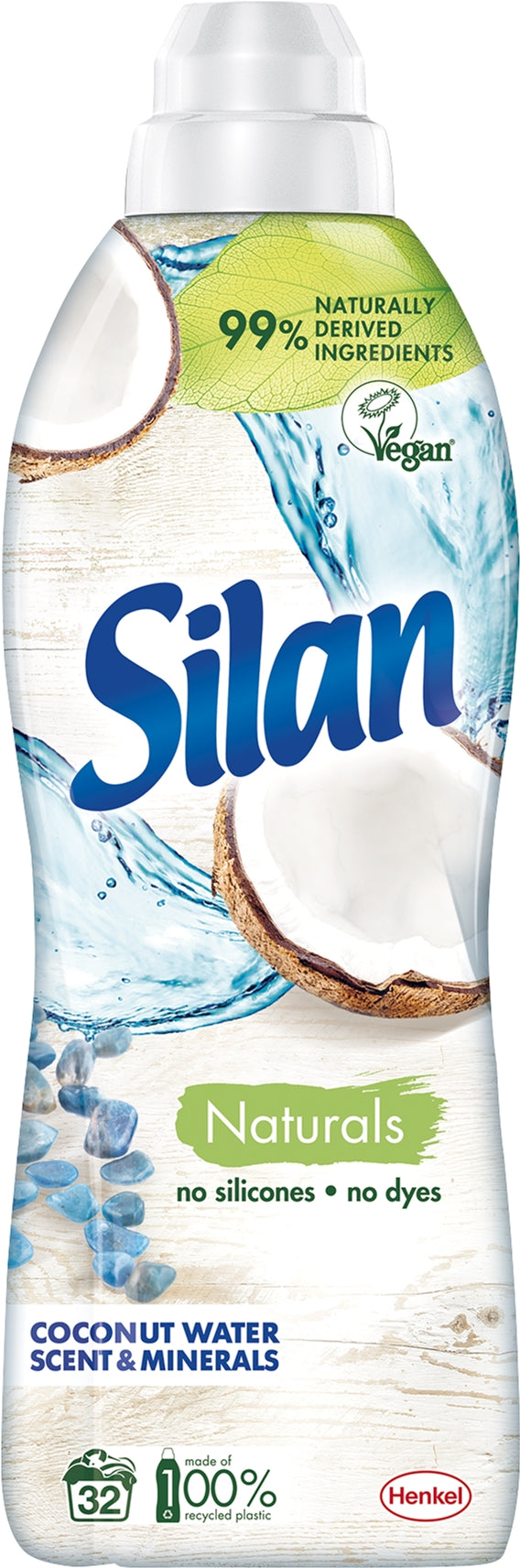 Silan Coconut Water & Minerals Fabric Softener, 800 mL