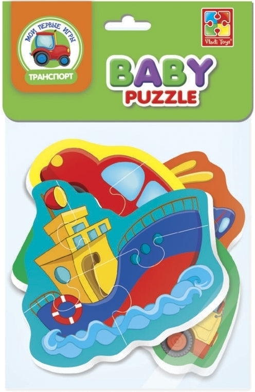 Vladi Toys VT1106-96 Transport Foam Puzzles