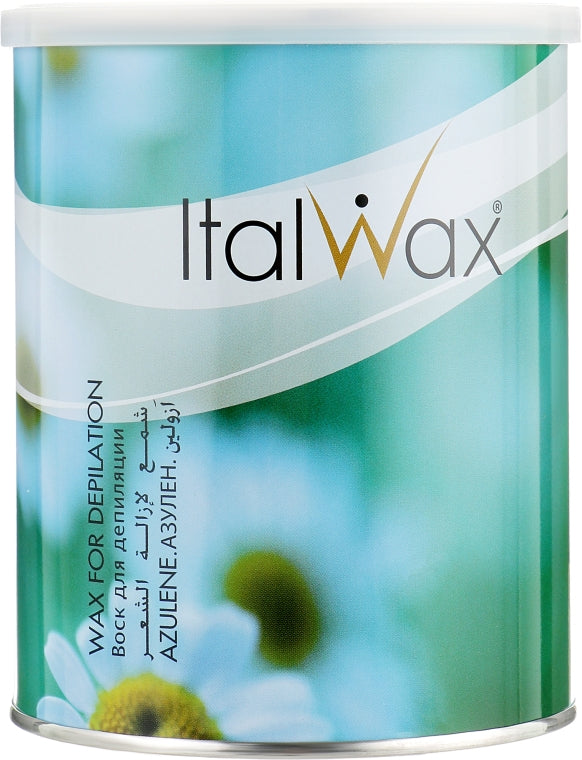 ItalWax Azulene Chamomile Warm Depilatory Wax, 800 mL