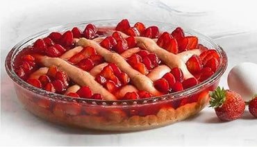 Borcam 59014 Round Glass Baking Dish, 32 cm - Image 2