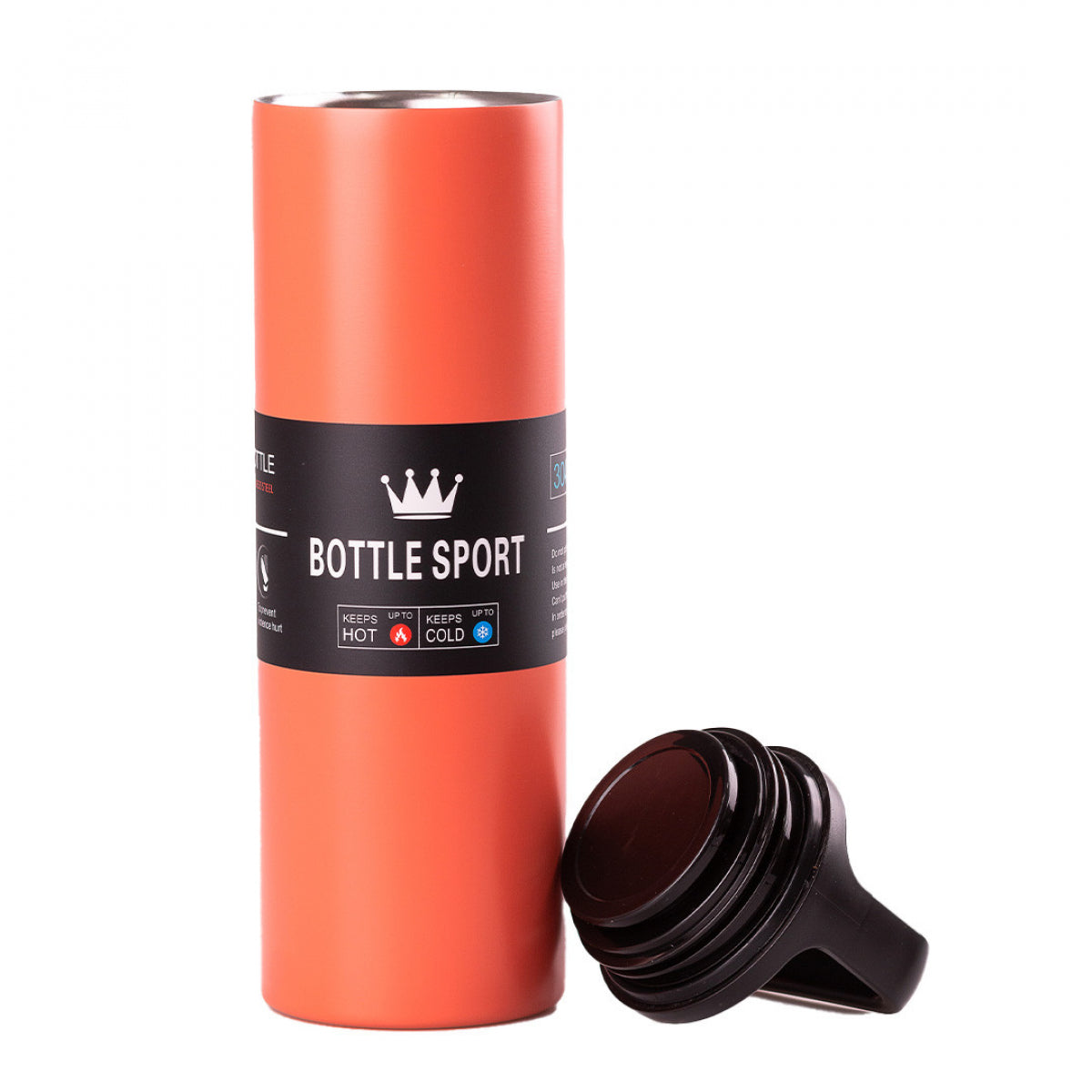 Bottle Sport 5009 Orange Thermos with Handle, 500 mL - Image 2
