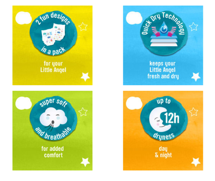 Asda Little Angels Comfort & Protect Size 7 Baby Pull-Up Diaper Pants, 17+ kg, 24 pcs - Image 3