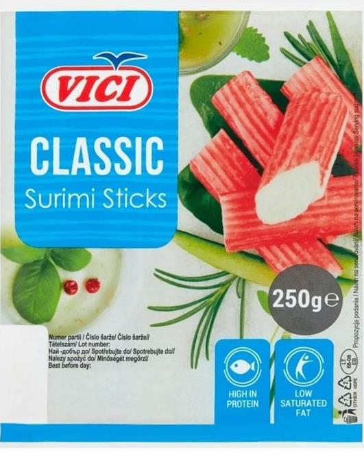 Vici Classic Crab Sticks, 250 g