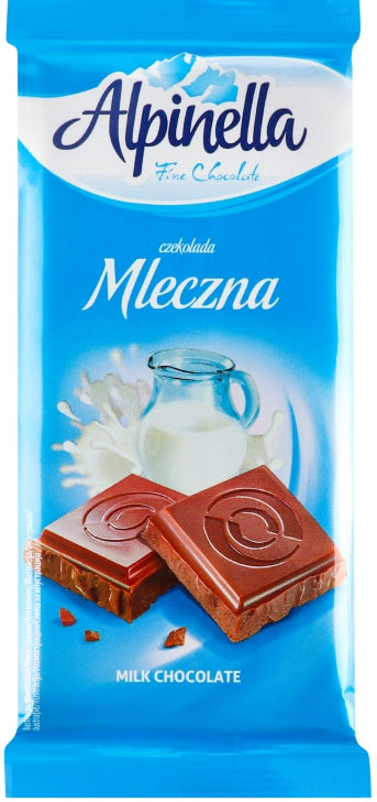 Alpinella Milk Chocolate, 90 g - Image 2