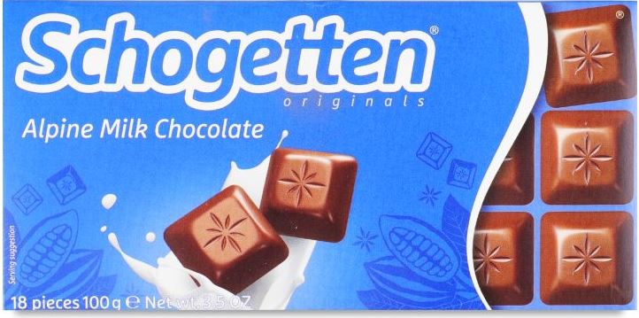 Schogetten Alpine Milk Chocolate, 100 g - Image 2