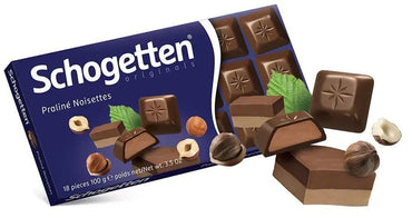 Schogetten Hazelnut Praline Milk Chocolate, 100 g - Image 2