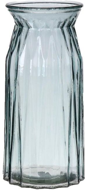 VIVA Comet 6841726 Smoky Grey Glass Vase, 25 cm