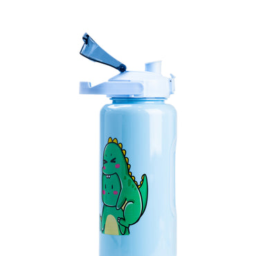 Dinosaur Light Blue 3-in-1 Water Bottle Set, 300 mL, 700 mL & 2 L - Image 2