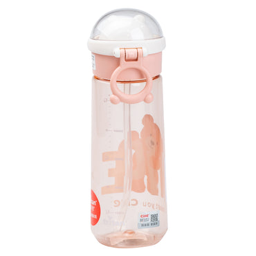 Nice Pink Water Bottle with Locking Flip-Top Lid, 620 mL - Image 2