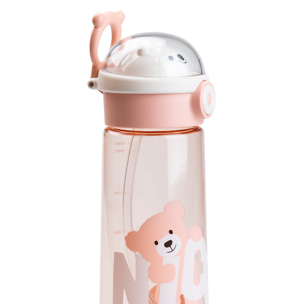 Nice Pink Water Bottle with Locking Flip-Top Lid, 620 mL - Image 4