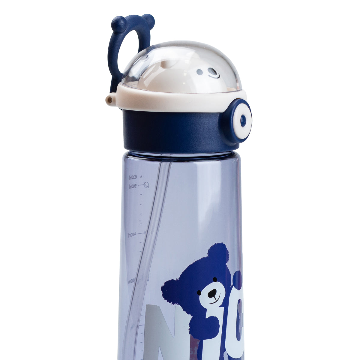 Nice Blue Water Bottle with Locking Flip-Top Lid, 620 mL - Image 4