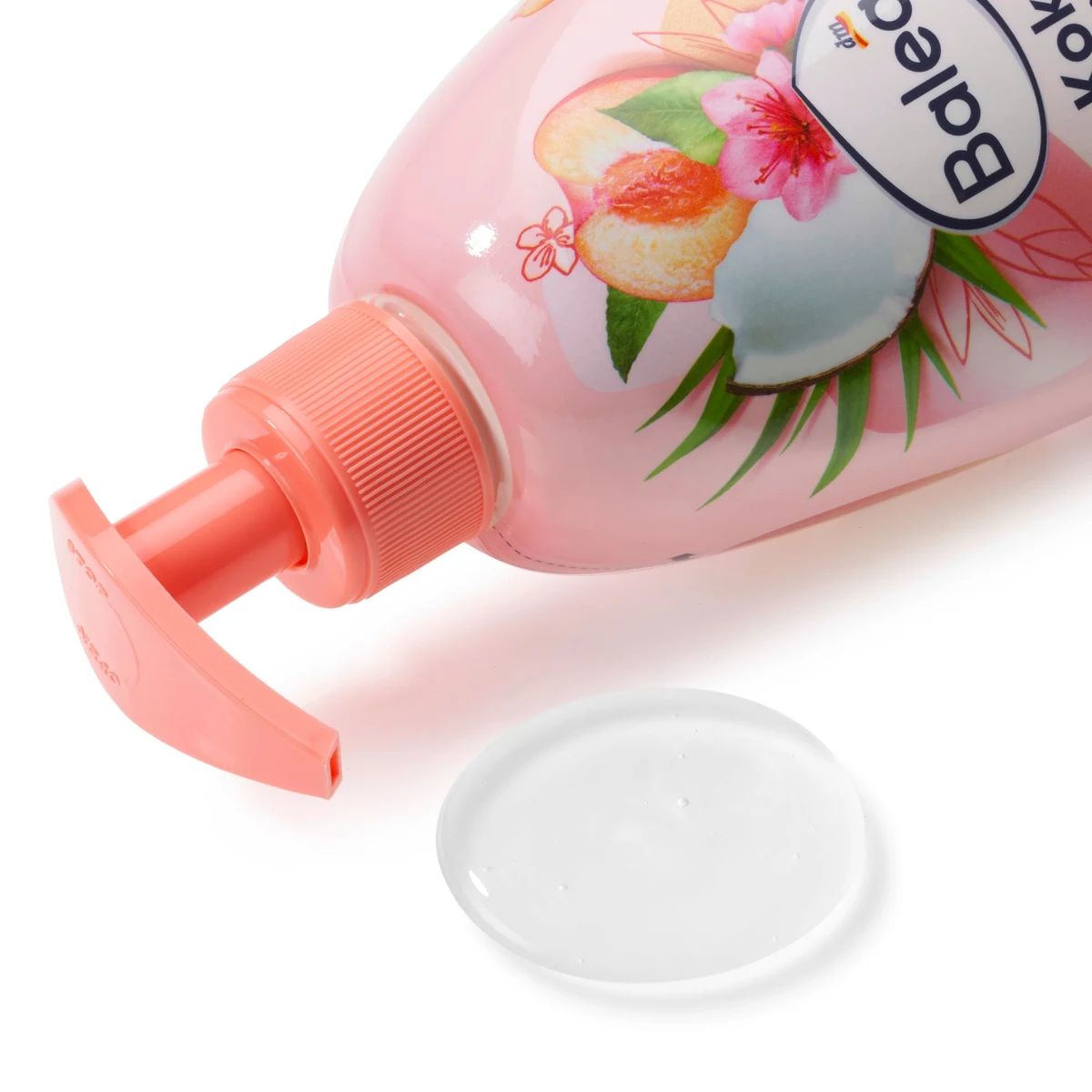 Balea Coconut & Peach Liquid Cream Soap with Pump, 500 mL - Image 3