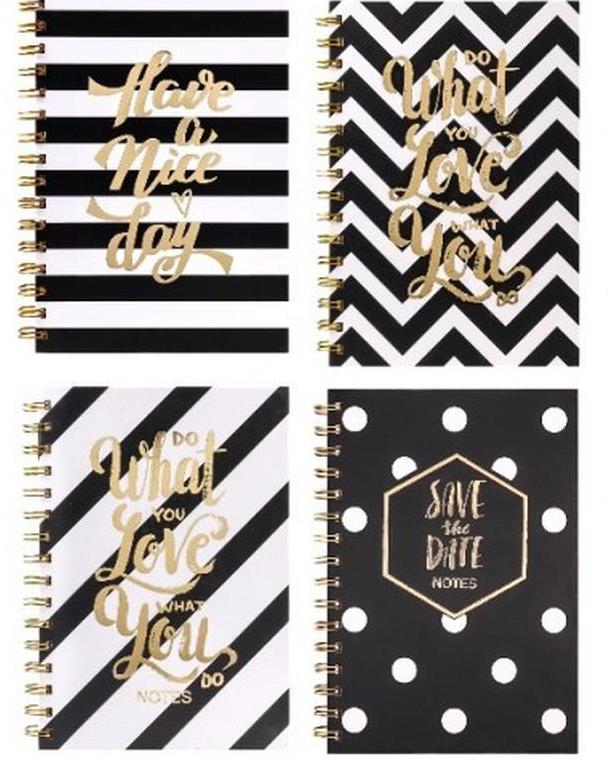 Astra Print A5 Spiral Grid Notebook, 80 Sheets